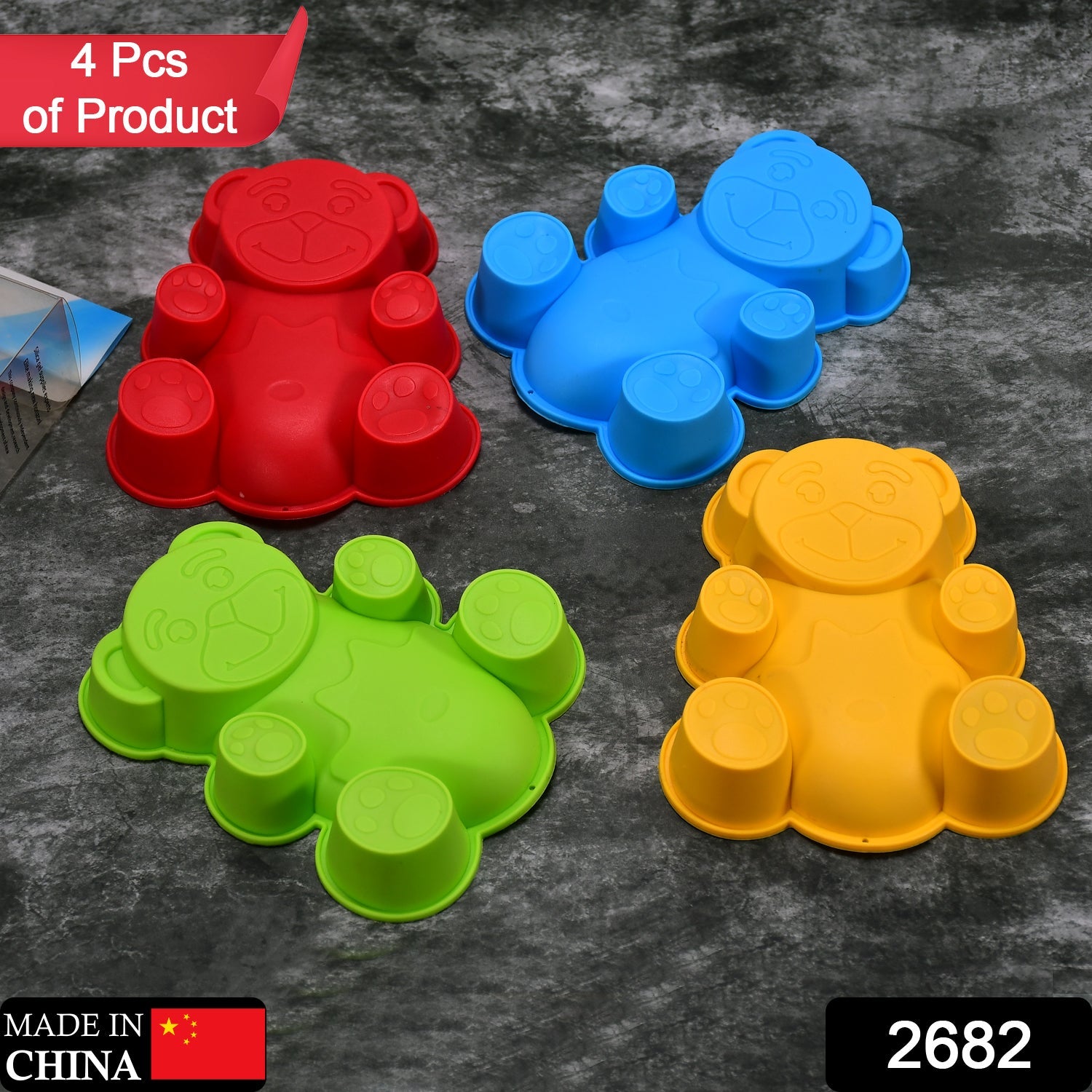 2682 Silicone Animal Mould Cake Mould Chocolate Soap Mould Baking Mould Soap Making Candle Craft (Animal Mould) (Set of 4) DeoDap 2682 Silicone Animal Mould Cake Mould Chocolate Soap Mould Baking Mould Soap Making Candle Craft (Animal Mould) (Set of 4) DeoDap